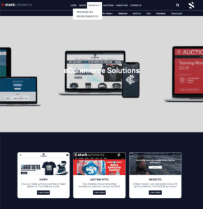 Stack Commerce Sports Websites - Pro Tier - Header example image